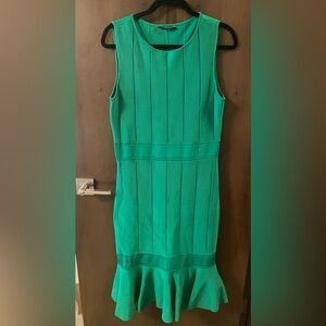 Carolina Herrera A-Line Green Dress, Large